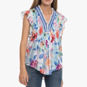 Tolani Chambray Erika Top